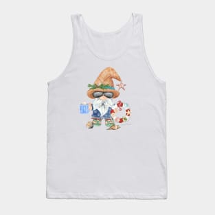 Coastal Winter Gnome A2 Tank Top